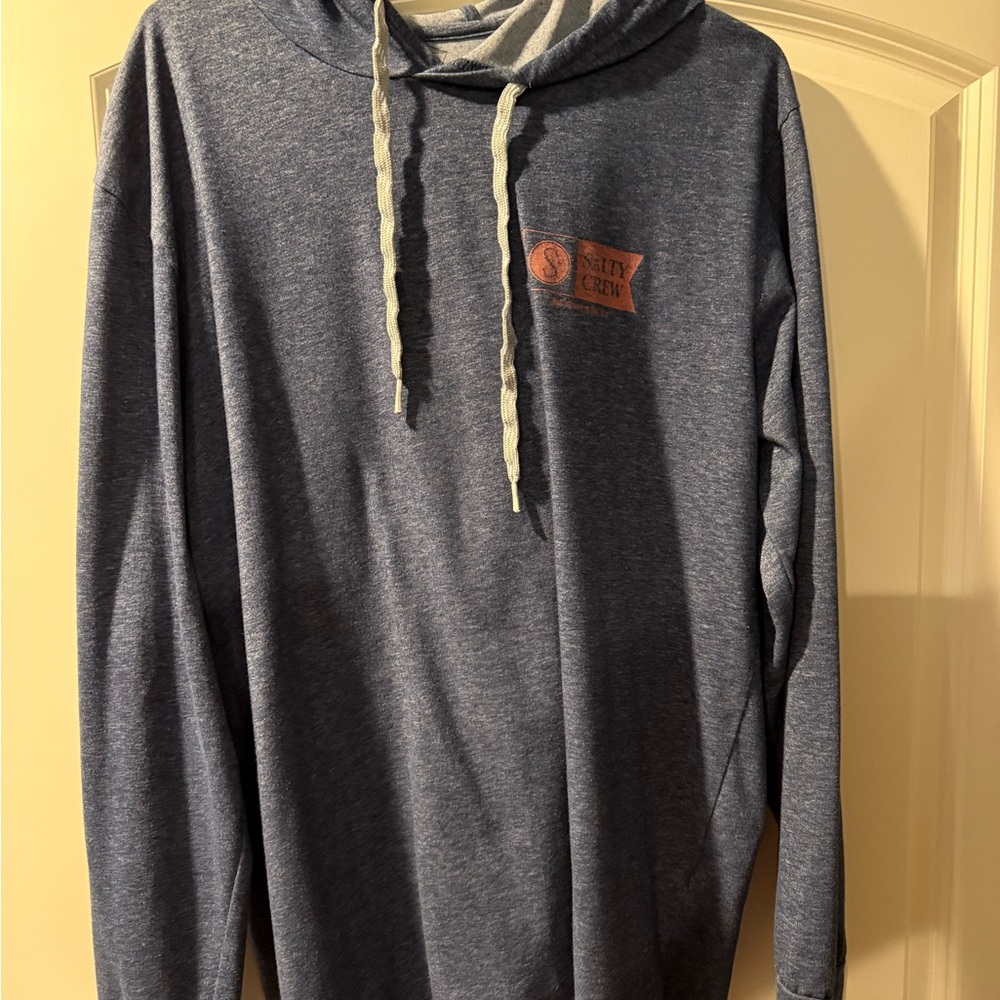 Salty crew hooded shirt.
